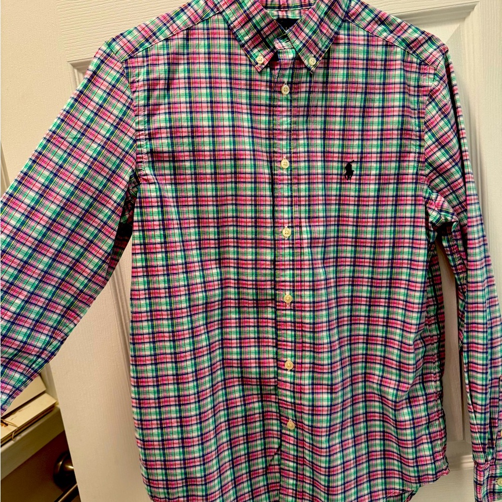 Ralph Lauren boys Large 14-16 button down shirt